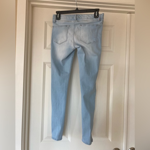 Etienne Marcel light wash denim with red zippers - Picture 5 of 11